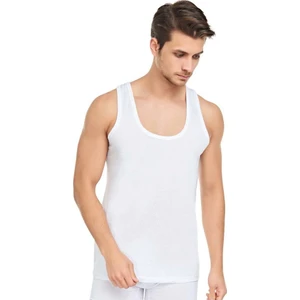 Cennetoğlu 6 Adet  Pamuk Beyaz Erkek Penye Atlet Ekonomik Paket