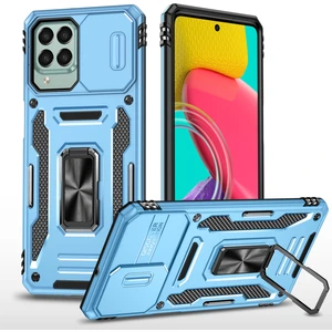 Samsung Galaxy M53 Kamera Kapaklı Darbeye Dayanıklı Telefon Kılıfı (Yurt Dışından)