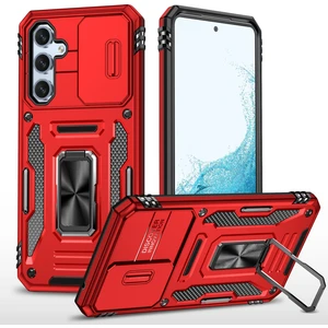 Samsung Galaxy A34 Kamera Kapaklı Darbeye Dayanıklı Telefon Kılıfı (Yurt Dışından)