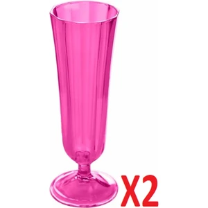 Pembe Flüt Şampanya Bardağı 130 cc 2'li 04FIA001713