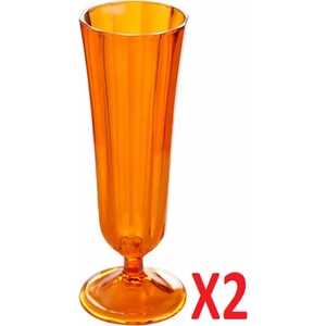 Turuncu Flüt Şampanya Bardağı 130 cc 2'li 04FIA001736