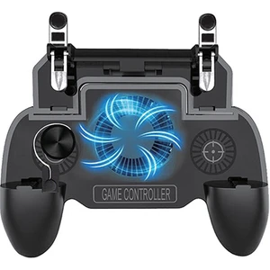 HY-PG20 Telefon uyumlu Tetikli Fanlı Siyah Joystickli Gamepad