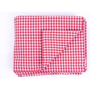Pötikareli piknik masa örtüsü, kırmızı  145x145