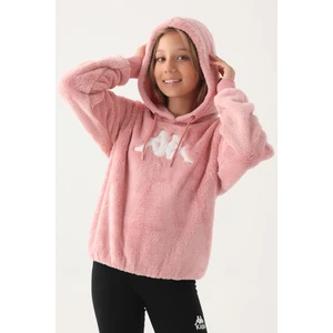 Pembe Welsoft Kız Çocuk Sweatshirt