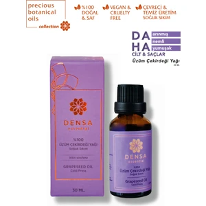 Densa Essential  Üzüm Çekirdeği Yağı Soğuk Sıkım 30 ml