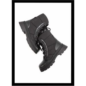 Siyah Paraşüt  Kadın Bot & Bootie K02179000167