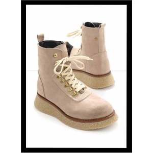 Bej Süet  Kadın Bot & Bootie K02538561502