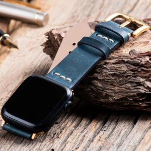 Apple Watch Uyumlu 42MM 44MM 45MM 49MM 1 / 2 / 3 / 4 / 5 / 6 / Se / 7 / 8 / 9 Ultra  Ultra 2 Deri Kordon Deri Kayış