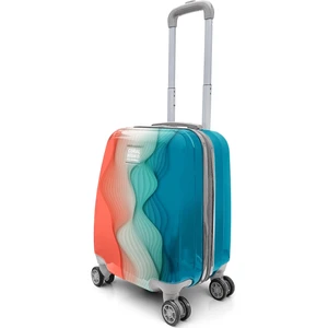 Coral High Renkli Desenli Mini Kabin Boy Valiz (40CM) 16762