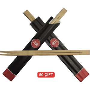 Bambu Çin Çubuğu Chopsticks 50 Çift