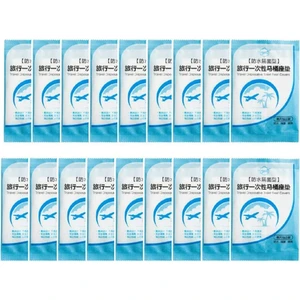 50 Adet Hitopin Tek Kullanımlık Klozet Kapağı, Tek Kullanımlık Klozet Kapağı, Tek Kullanımlık Su Geçirmez Klozet Kapağı, Otel Açık Seyahat Için (Yurt Dışından)