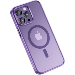 PC-5355 iPhone 15 Plus Uyumlu Magsafe Kılıf -Mor