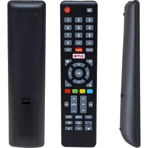 Weko Kl Botech Netflıx-Youtube Tuşlu Lcd-Led Tv Kumanda (7601-32Y022-0044BEH1-YDX07601RA0-19A1100073) Siyah