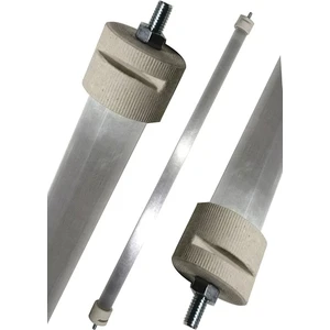 55 cm Montajlı Infrared Ufo Isıtıcı Elektrikli  Soba Camı Porselen Başlıklı 23 mm