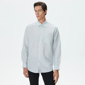 Erkek Mavi Classic Fit Gömlek W37151T.43B