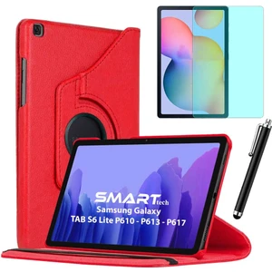 Smart Tech Samsung Galaxy Tab S6 Lite Sm P610 P613 P617 Kılıf Ekran Koruyucu Kalem Set