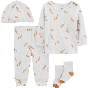 Bebek 4'lü Alt Üst Set Gri