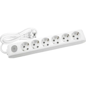 Multi Let (6'lı) Altılı Priz Topraklı Anahtarlı Kablolu 1 (Bir) Metre