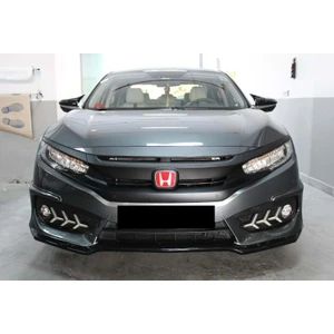 Nam Tuning Honda Civic Fc5 Yarasa Ayna Kapağı Batman Ayna Parlak Siyah Fc 5