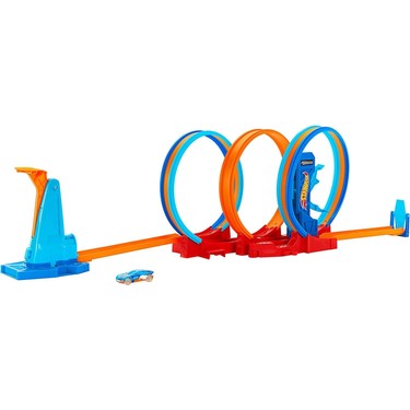 Hot wheels shop double loop track