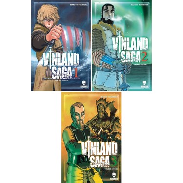 Vinland Saga 1 - 2 - 3 Manga Seti - Makoto Yukimara Kitabı