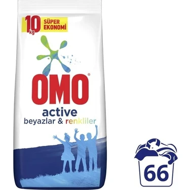 Omo Active Beyazlar ve Renkliler Çamaşır Deterjanı 66