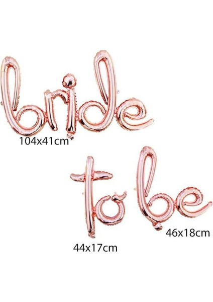 Bride To Be Yazılı El Yazısı Folyo Renkli Altın Sarısı Balon Bekarlığa Veda Parti Büyük Balon fiyatları