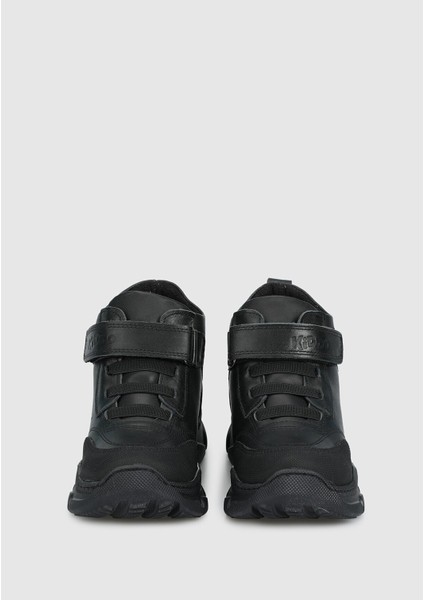 Siyah Deri Erkek Çocuk Bot modelleri