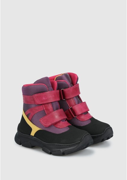 Fuşya Deri Kız Çocuk Bot fiyatları