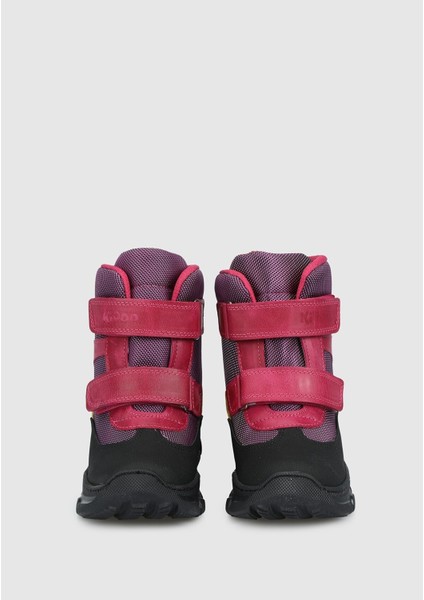 Fuşya Deri Kız Çocuk Bot modelleri