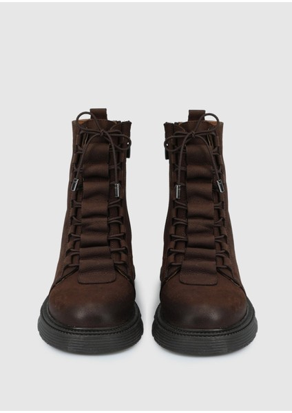 Kahve Deri Kadın Bot modelleri