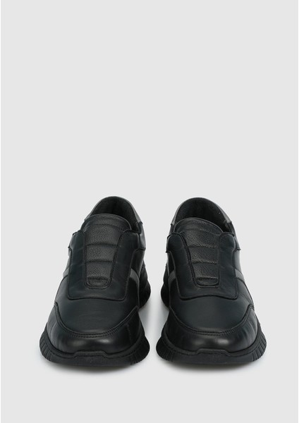 Siyah Deri Kadın Sneaker modelleri