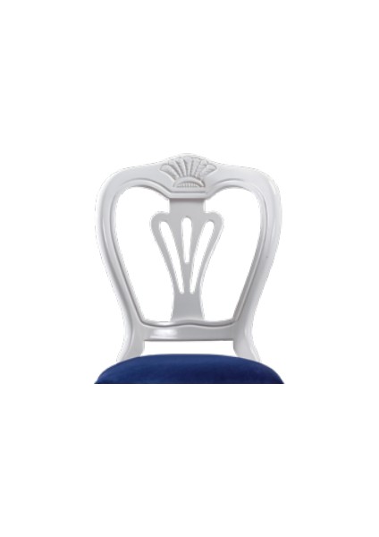 Sandalye ST Zus030 Oyma Çizgi Model Kayın Klasik BabyFace Kumaş Beyaz Parlak renk fiyatları