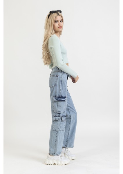 Italyan Kol Önü Agraflı Hırka, Kanca Detaylı Bluz, Boyundan Bağlamalı Crop BLUZ,60188