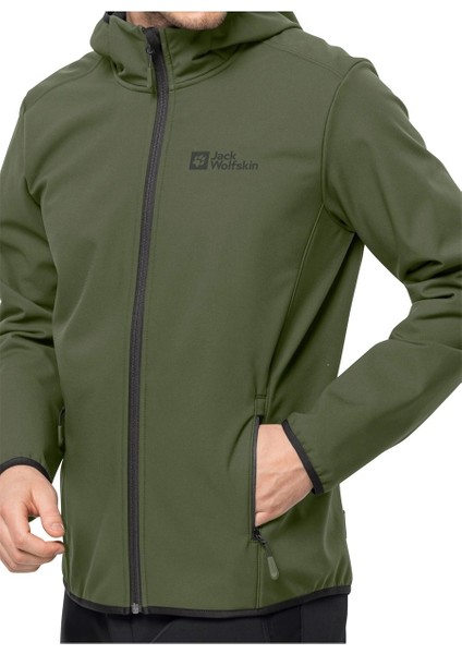 Jack Wolfskin 1307471-4161 Bornberg Hoody M Erkek Softshell Ceket