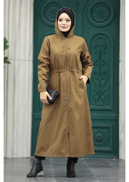 Cepli Kahverengi Tesettür Kap 5941KH modelleri