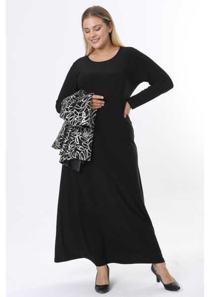 Büyük Beden 3815 Siyah Ceket+Elbise Takım indirimleri