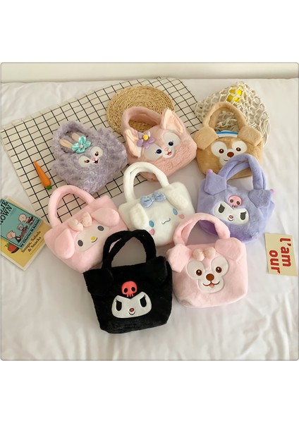 Kuromi Siyah Peluş Çanta modelleri
