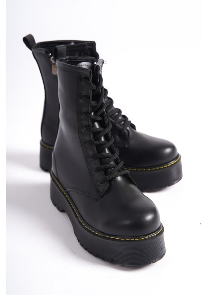 MBHJ550-S Kalın Yüksek Taban İçi Kürklü Bağcıklı Kadın Bot & Postal fiyatları