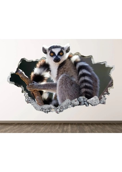 Vahşi Doğa Muhteşem Hayvanlar Full Hd Baskı 3D Modern Duvar Sticker