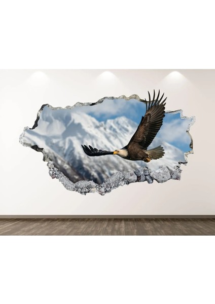 Vahşi Doğa Muhteşem Hayvanlar Full Hd Baskı 3D Modern Duvar Sticker