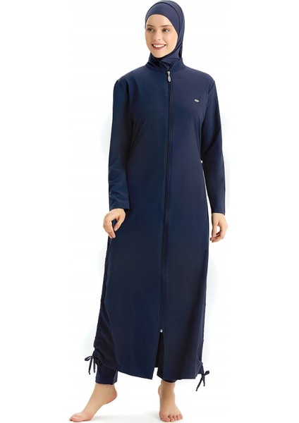 Tam Kapalı Tesettür Mayo Uzun Tam Boy 4065