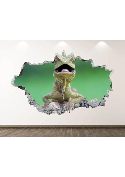 Vahşi Yaşam Muhteşem Hayvanlar Full Hd Baskı 3D Modern Duvar Sticker