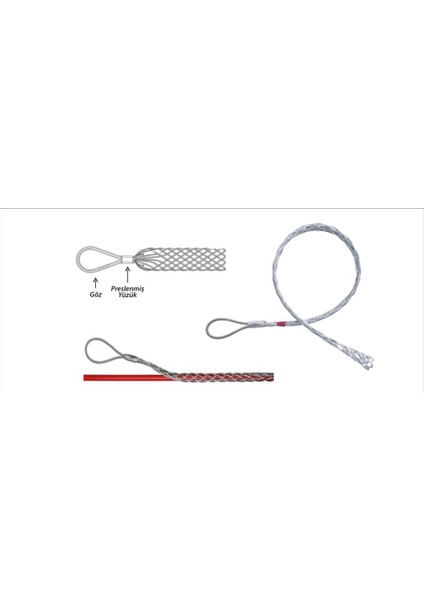 11-20 mm Yeraltı Kablo Çekme Çorabı