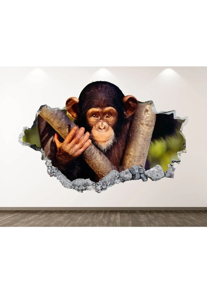 Vahşi Yaşam Muhteşem Hayvanlar Full Hd Baskı 3D Modern Duvar Sticker