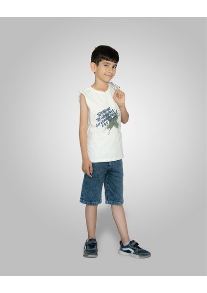 Zana Kids 2-9 Yaş Erkek Çocuk Çizgili Üçlü Takım - Yeşil