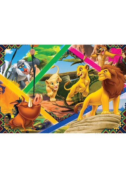 Lk 113 Aslan Kral Puzzle 200 Parça - Ks Puzzle