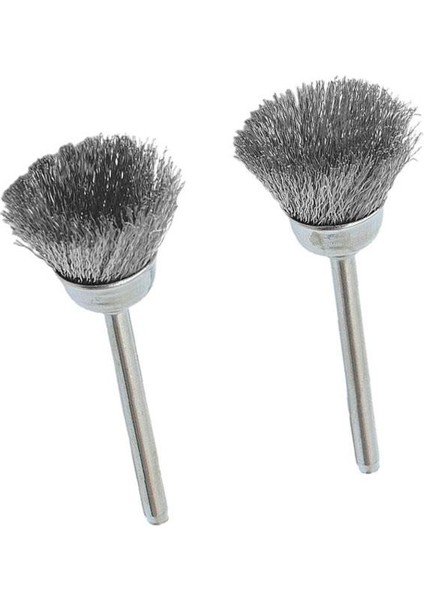 6068 Pimli Çanak Çelik Tel Fırça 15 mm (2 Adet)