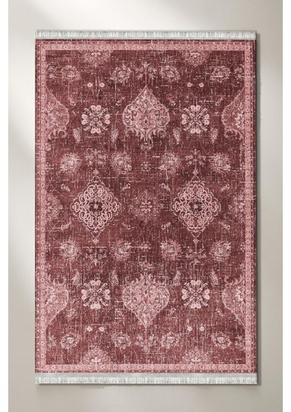 Roslyn Home Otantik Etnik Desen Kaymaz Taban Dijital Baskı Kilim Kadife Kumaş Dokuma Taban Ince Yıkanabilir Halı