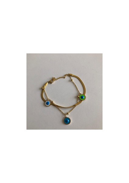 Nazar Boncuk Ikili Kombin Bileklik